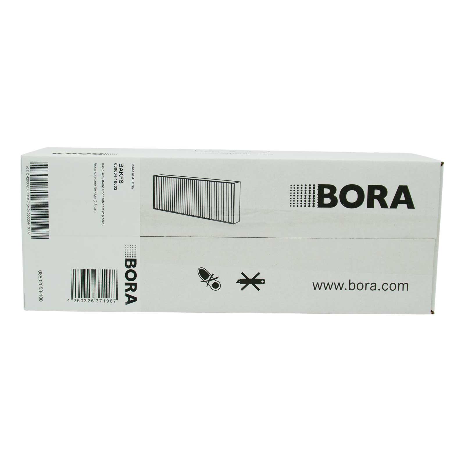 Bora Basic Actief Koolstof Filter Set (BAKFS) - Kookplaatafzuigfiltershop